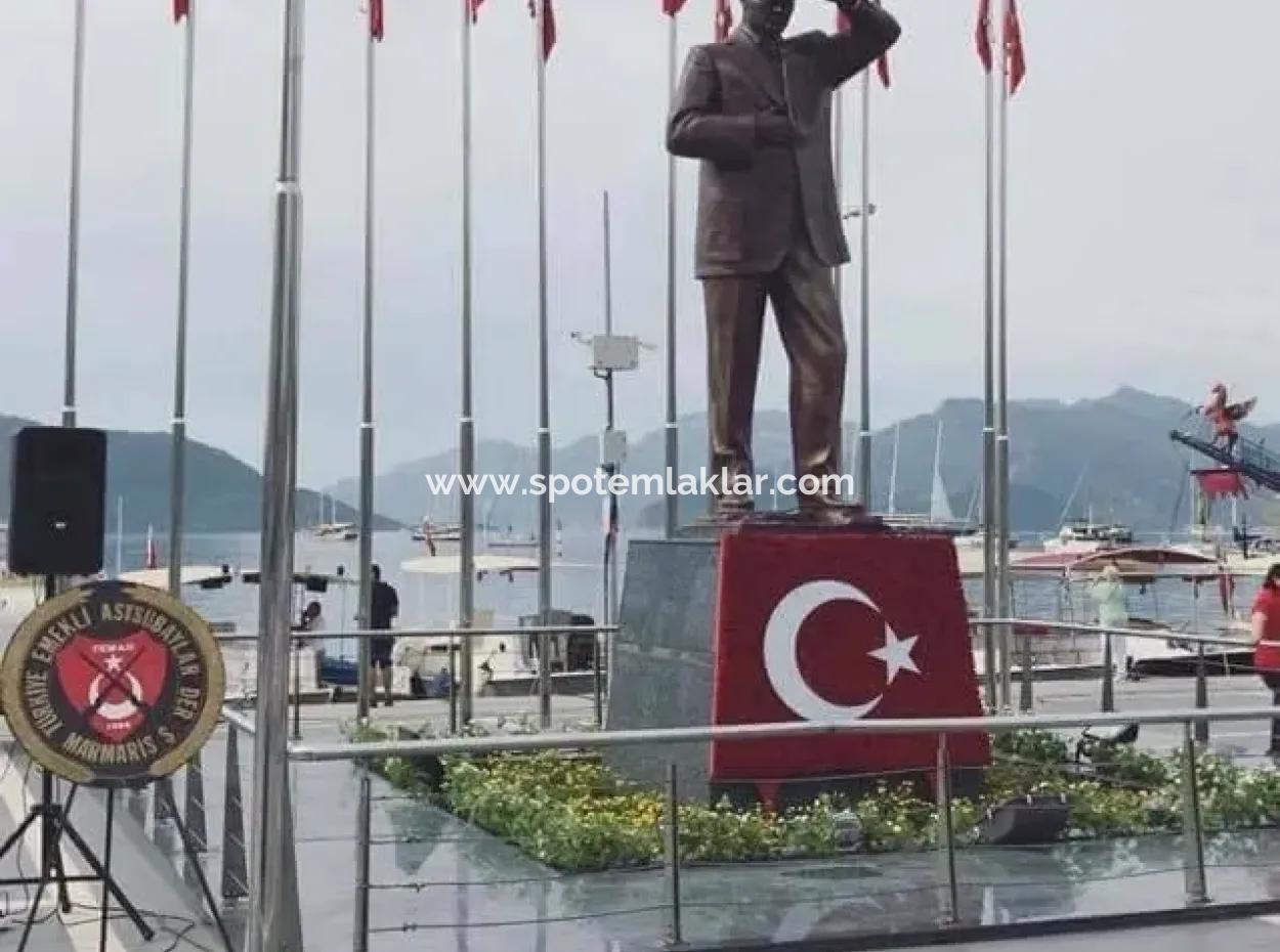 Land Am Meer In Marmaris Wird Für Bodengebundengegeben