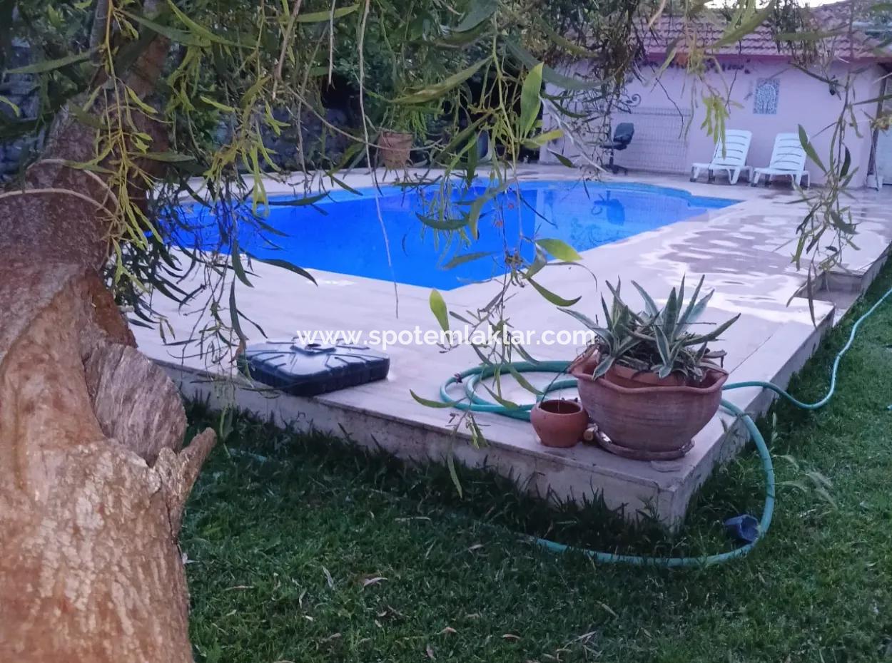 3 In 1 Maisonette-Villa Mit Pool Auf 780 M2 Grundstück Im Dalaman Zentrum