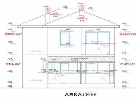 Mugla Ortaca Mergenli 417 M2 Zonierung Projekt Bereit Land Zum Verkauf