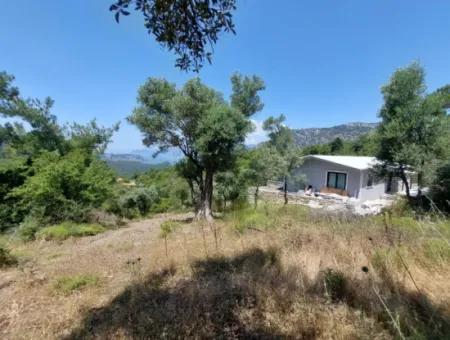 Mugla Gökbelde See- Und Meerblick 1000M2 Land Zum Verkauf