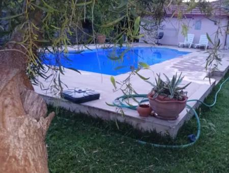 3 In 1 Maisonette-Villa Mit Pool Auf 780 M2 Grundstück Im Dalaman Zentrum