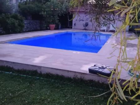 3 In 1 Maisonette-Villa Mit Pool Auf 780 M2 Grundstück Im Dalaman Zentrum