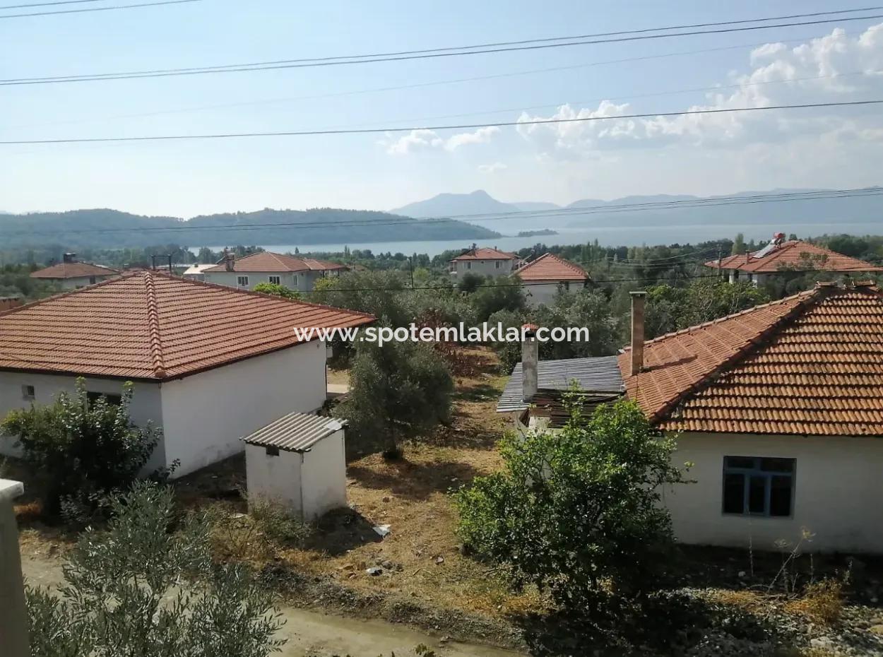 2 Detached Houses For Sale In 1992 M2 Plot Overlooking The Lake In Köyceğiz Zeytinalanı