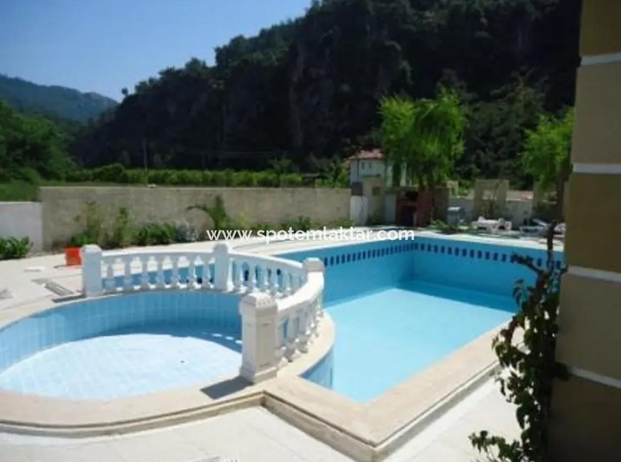 Mugla Dalyan Archers 1+ 1 Full Furnished Luxury Apartment With 55 M2 Common Swimming Pool For Sale