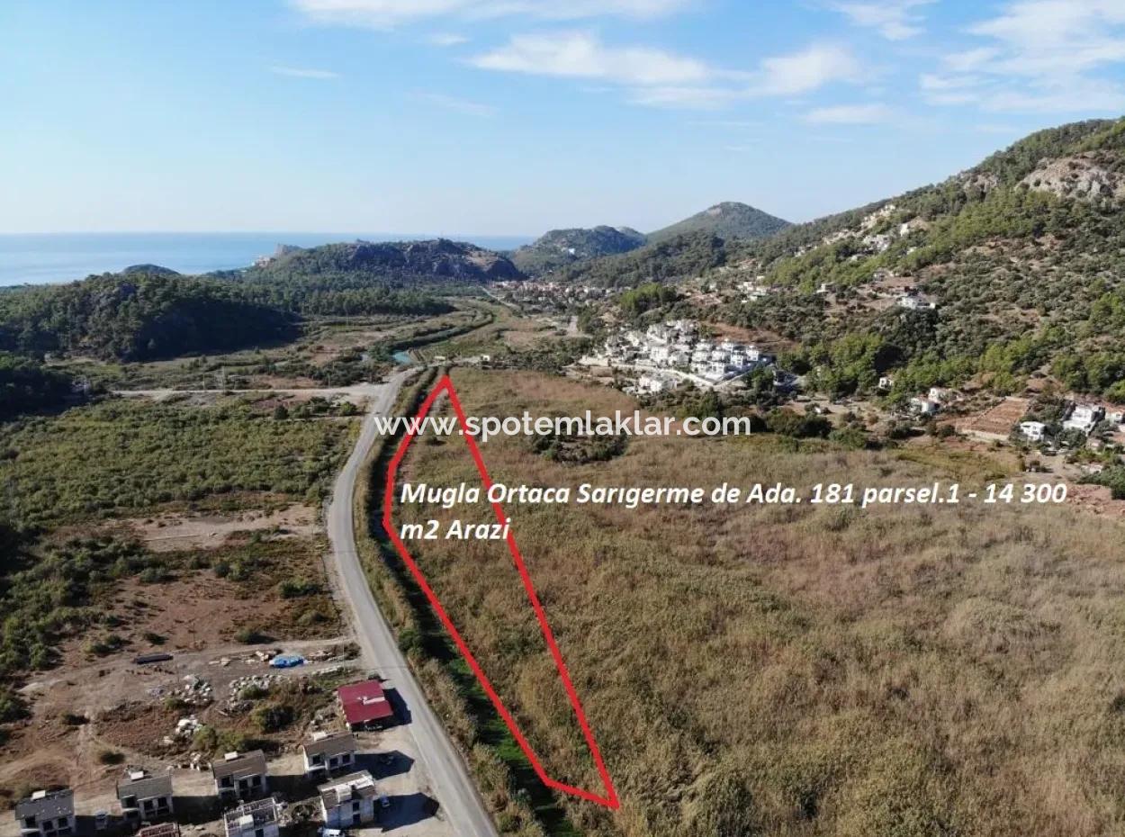 14.300 M² Rental Land In Ortaca Sarıgerme, Muğla – Suitable For Tourism And Commercial Investment