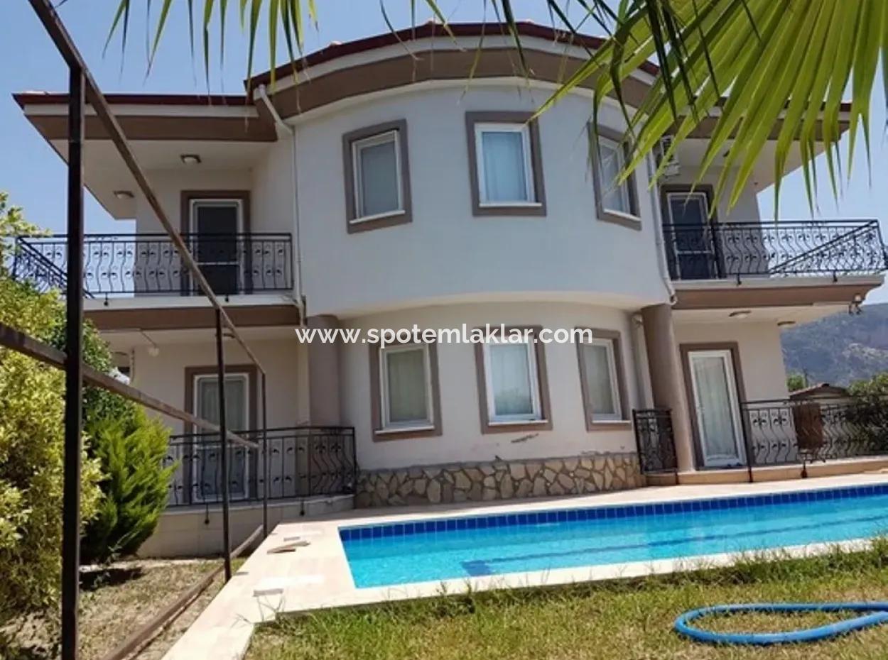 Detached Villa With Swimming Pool For Sale In Dalyan