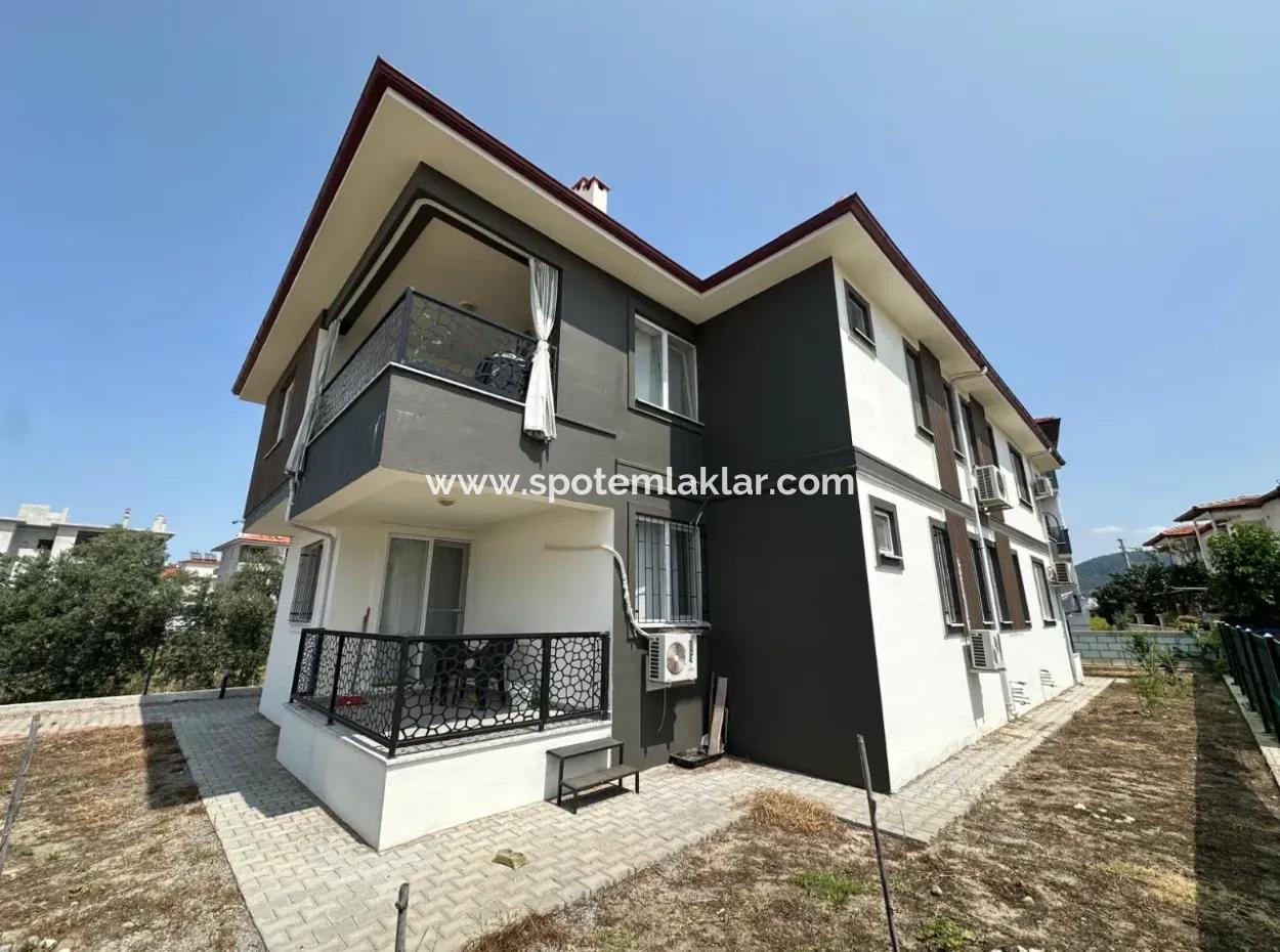 2 1 1 Year Old Garden Floor Apartment For Sale In Ortaca