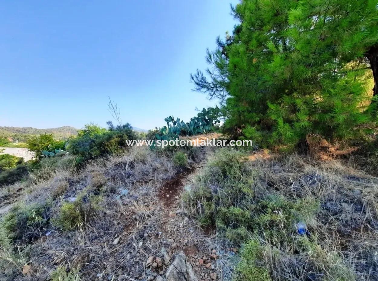 Plot Of Land With Sea Views For Sale In Fethiye Ciftlikkoy