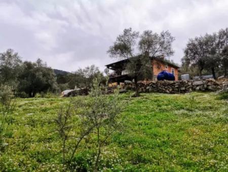 Detached Village House In Nature For Sale In Fethiye Gocek Taşbasi