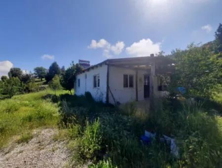 5 000 M2 Land In Çameli Kızılyaka 2 In 1 Detached House, And Barn For Rent