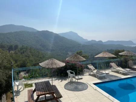 4 1 Sea View Detached Furnished Villa For Sale In Muğla Dalyan Gökbel