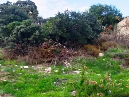 Plot With Sea Views For Sale In Bodrum Bitez