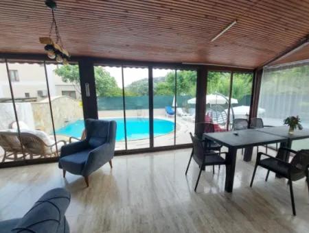 200 M2 5 1 Furnished Luxury Triplex Villa For Sale In Dalyan, Mugla.