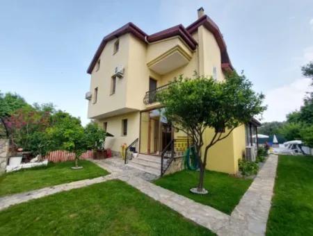 200 M2 5 1 Furnished Luxury Triplex Villa For Sale In Dalyan, Mugla.