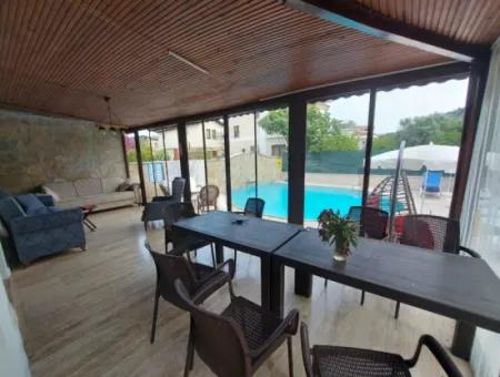200 M2 5 1 Furnished Luxury Triplex Villa For Sale In Dalyan, Mugla.