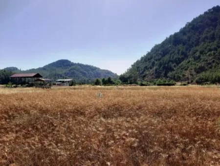 454 M2 Detached Land With Title Deed For Sale In Dalaman Karacaağaç