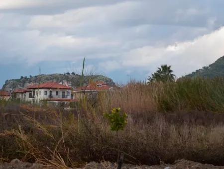 Tourism Zoned Land For Sale In Dalyan, Close To The Channel