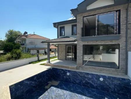4 In 1 New Detached Villa For Sale In Dalyan