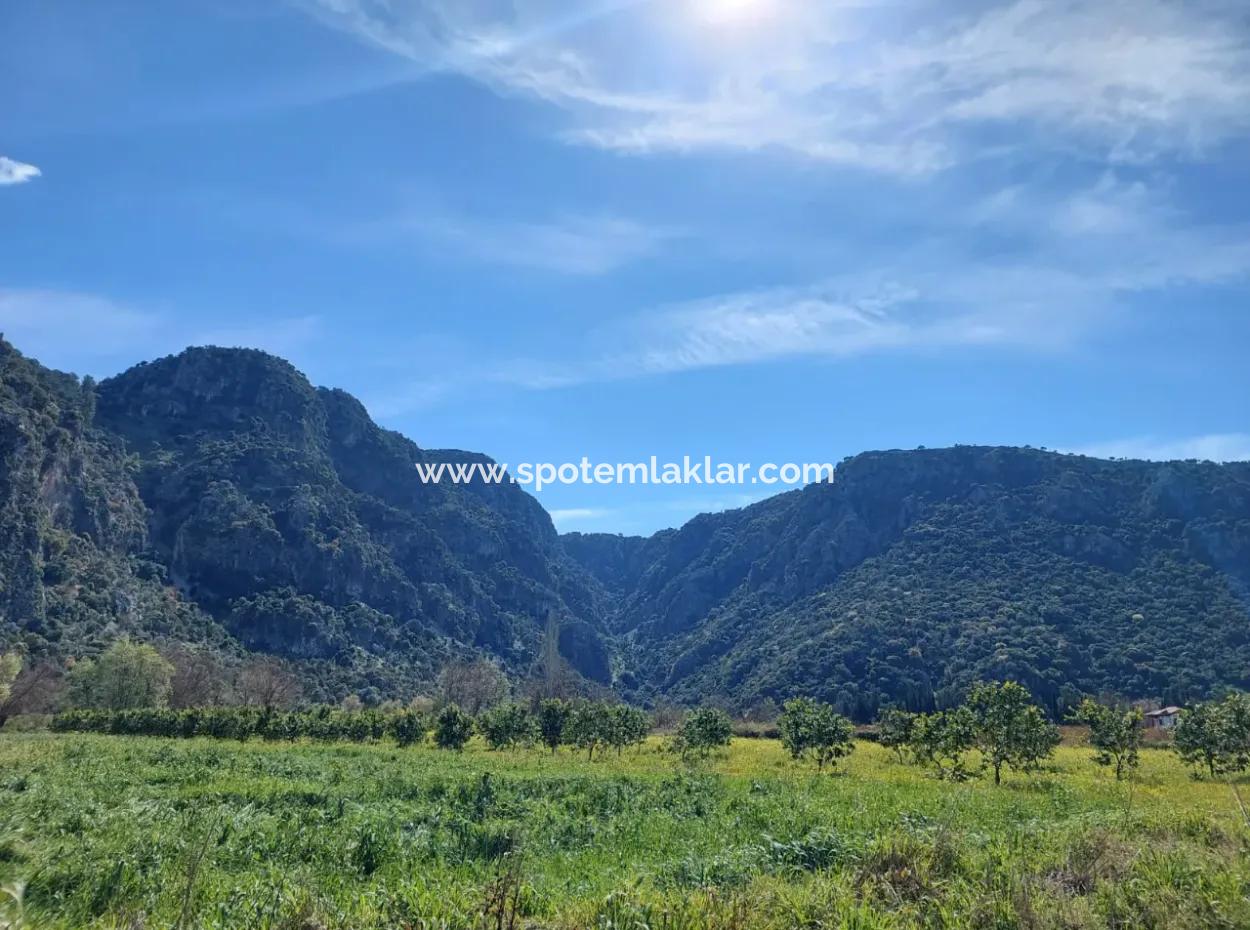 Ortaca Marmarlı’da Dağ Ve Doğa Manzaralı 1.500 M² Müstakil Arsa Satılık